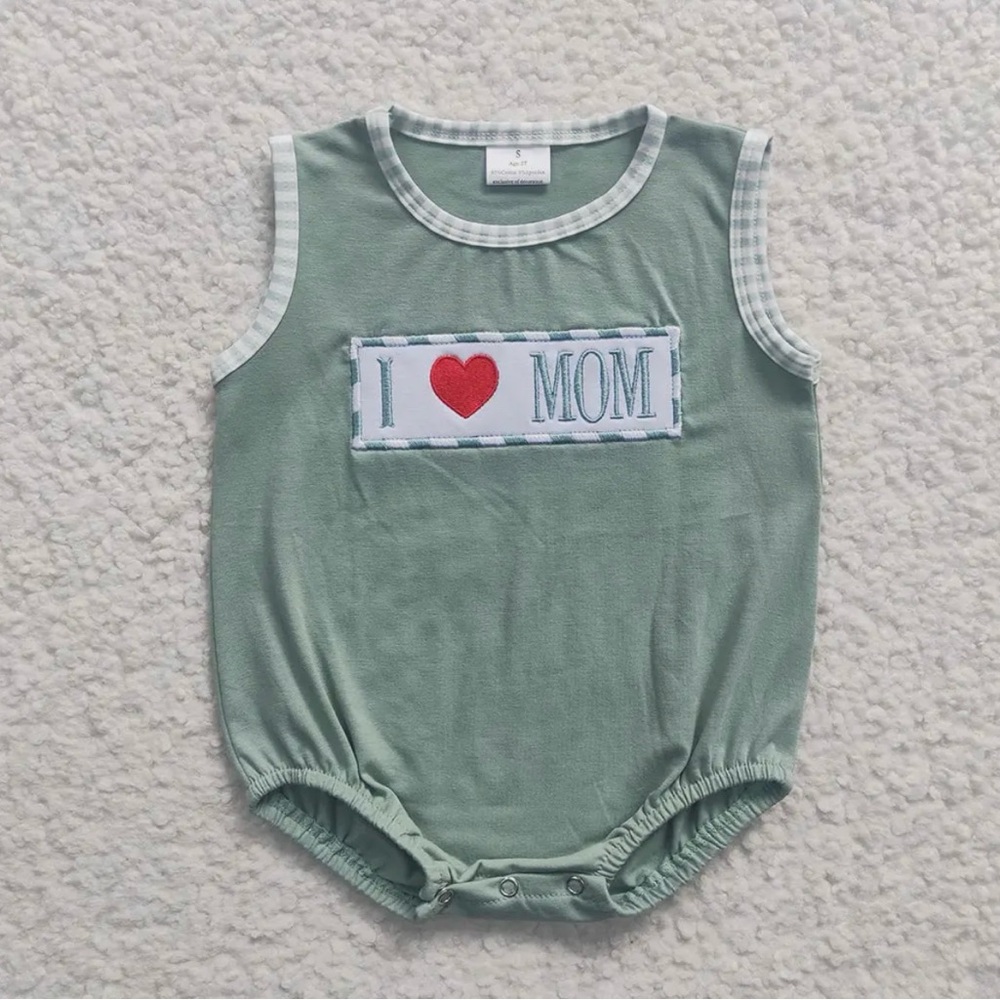 Green i ❤️ mom bubble